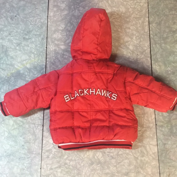 Reversible Blackhawks Baby Winter Jacket - Picture 5 of 5
